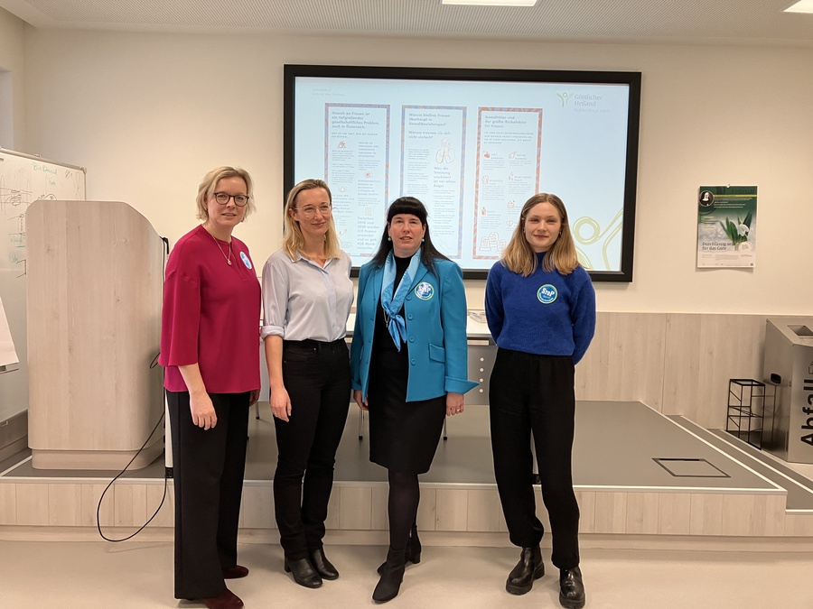Im Göttlicher Heiland Krankenhaus ist bis 15. April 2024 die Ausstellung „Zivilcourage bei Partnergewalt und häuslicher Gewalt“ zu sehen. / Göttlicher Heiland Krankenhaus Im Göttlicher Heiland Krankenhaus ist bis 15. April 2024 die Ausstellung „Zivilcourage bei Partnergewalt und häuslicher Gewalt“ zu sehen.