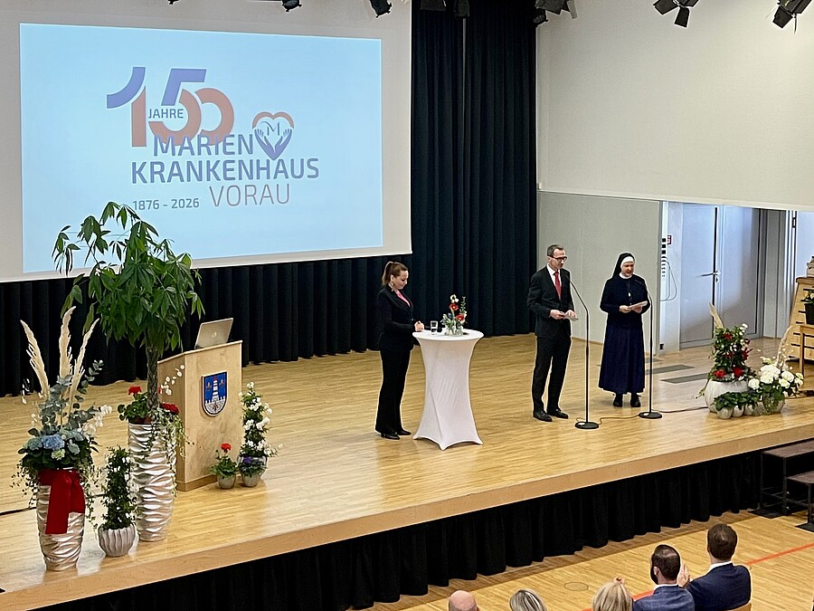 Das Marienkrankenhaus Vorau feierte am 23. April 2026 mit einem Festakt sein 150-jähriges Bestehen.