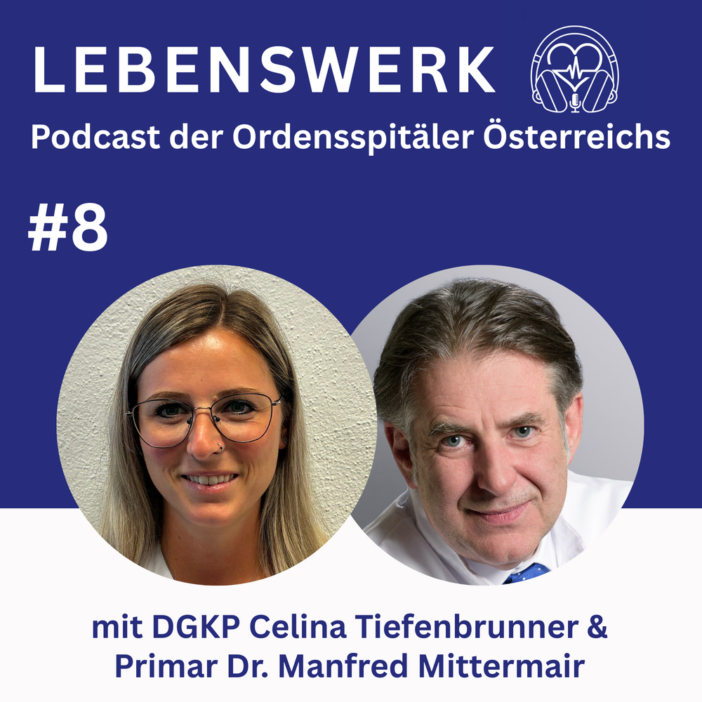 Celina Tiefenbrunner und Primar Dr. Manfred Mittermair