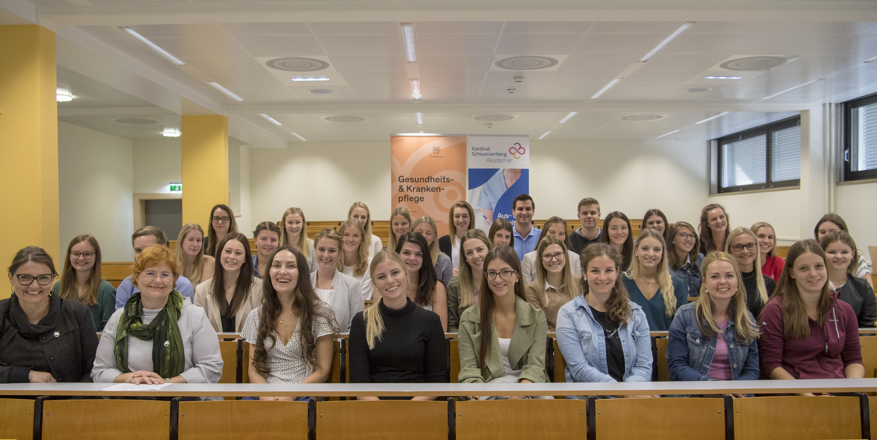 Start des ersten FH Salzburg-Studiums im Salzburger Innergebirg - Kardinal Schwarzenberg Akademie in Schwarzach 16.09.2019Foto: Kardinal Schwarzenberg Klinikum/Andreas Schaad