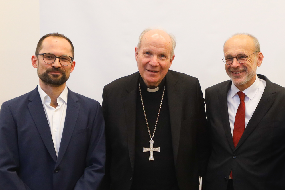 Johannes Hofer, Kardinal Christoph Schönborn und Johannes Fellinger