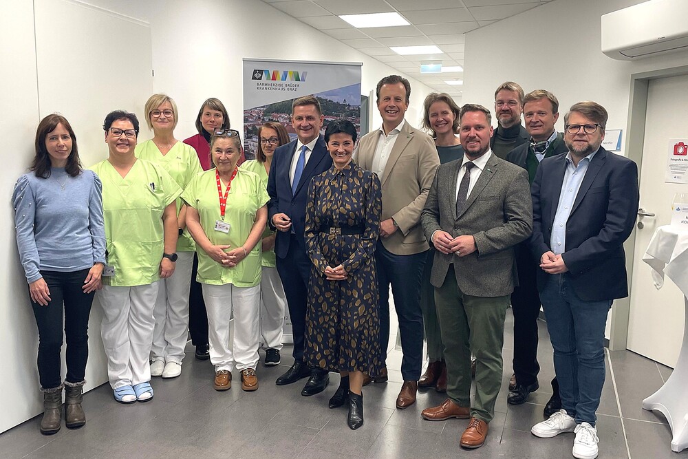 Feierliche Eröffnung der neuen Primärversorgungseinheit in Leoben im Beisein politischer Vertreter.