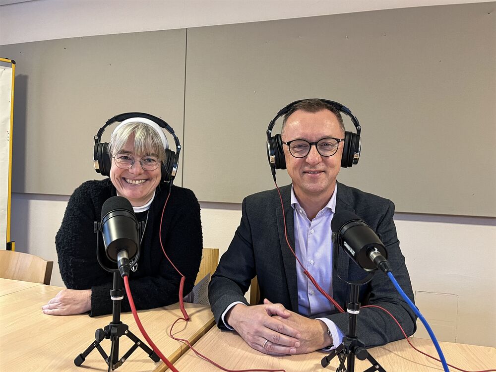 Sr. Barbara Flad und Peter Bohynik